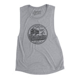 Kentucky State Quarter Women's Flowey Scoopneck Muscle Tank-Allegiant Goods Co. Vintage Sports Apparel