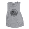 Kentucky State Quarter Women's Flowey Scoopneck Muscle Tank-Athletic Heather-Allegiant Goods Co. Vintage Sports Apparel