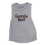 Georgia Beer Women's Flowey Scoopneck Muscle Tank-Athletic Heather-Allegiant Goods Co. Vintage Sports Apparel