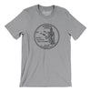 Hawaii State Quarter Men/Unisex T-Shirt-Athletic Heather-Allegiant Goods Co. Vintage Sports Apparel
