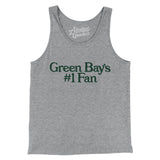 Green Bay's Number 1 Fan Men/Unisex Tank Top-Allegiant Goods Co. Vintage Sports Apparel