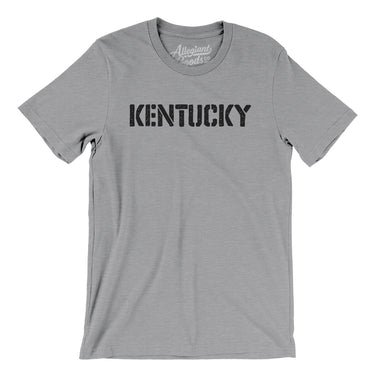 Kentucky Military Stencil Men/Unisex T-Shirt-Allegiant Goods Co. Vintage Sports Apparel