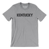 Kentucky Military Stencil Men/Unisex T-Shirt-Athletic Heather-Allegiant Goods Co. Vintage Sports Apparel