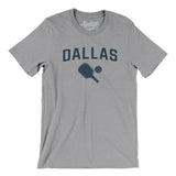 Dallas Pickleball Men/Unisex T-Shirt-Athletic Heather-Allegiant Goods Co. Vintage Sports Apparel
