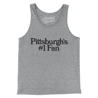Pittsburgh's Number 1 Fan Men/Unisex Tank Top-Allegiant Goods Co. Vintage Sports Apparel