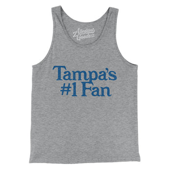 Tampa's Number 1 Fan Men/Unisex Tank Top-Allegiant Goods Co. Vintage Sports Apparel