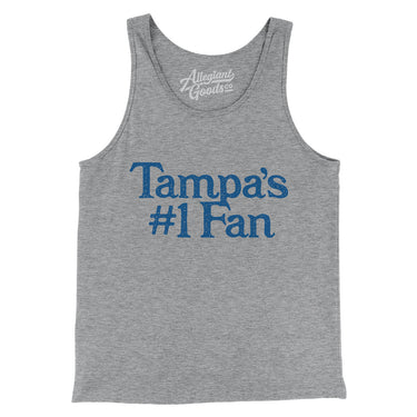 Tampa's Number 1 Fan Men/Unisex Tank Top-Allegiant Goods Co. Vintage Sports Apparel