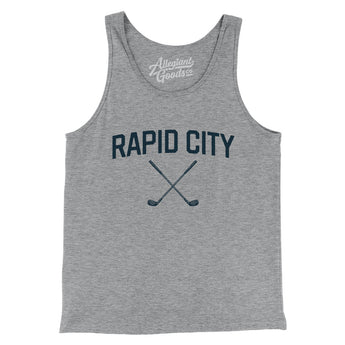 Rapid City Golf Men/Unisex Tank Top-Athletic Heather-Allegiant Goods Co. Vintage Sports Apparel