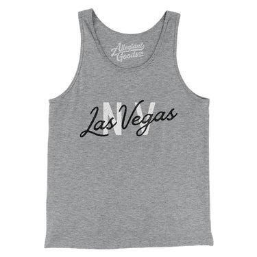 Las Vegas Nv Overprinted Men/Unisex Tank Top-Allegiant Goods Co. Vintage Sports Apparel