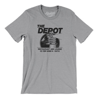 The Depot Seattle Men/Unisex T-Shirt-Athletic Heather-Allegiant Goods Co. Vintage Sports Apparel