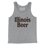 Illinois Beer Men/Unisex Tank Top-Athletic Heather-Allegiant Goods Co. Vintage Sports Apparel