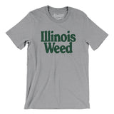 Illinois Weed Men/Unisex T-Shirt-Athletic Heather-Allegiant Goods Co. Vintage Sports Apparel