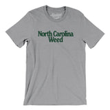 North Carolina Weed Men/Unisex T-Shirt-Athletic Heather-Allegiant Goods Co. Vintage Sports Apparel