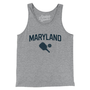 Maryland Pickleball Men/Unisex Tank Top-Athletic Heather-Allegiant Goods Co. Vintage Sports Apparel