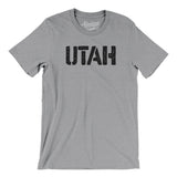 Utah Military Stencil Men/Unisex T-Shirt-Allegiant Goods Co. Vintage Sports Apparel