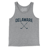 Delaware Golf Men/Unisex Tank Top-Athletic Heather-Allegiant Goods Co. Vintage Sports Apparel