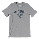 Whitefish Tennis Men/Unisex T-Shirt-Athletic Heather-Allegiant Goods Co. Vintage Sports Apparel