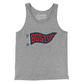 Boston Pennant Men/Unisex Tank Top-Allegiant Goods Co. Vintage Sports Apparel