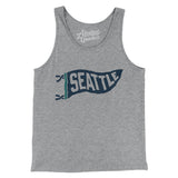 Seattle Pennant Men/Unisex Tank Top-Allegiant Goods Co. Vintage Sports Apparel