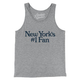 New York's Number 1 Fan Men/Unisex Tank Top-Allegiant Goods Co. Vintage Sports Apparel