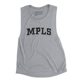 Mpls Varsity Women's Flowey Scoopneck Muscle Tank-Allegiant Goods Co. Vintage Sports Apparel