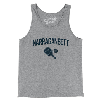 Narrangansett Pickleball Men/Unisex Tank Top-Athletic Heather-Allegiant Goods Co. Vintage Sports Apparel