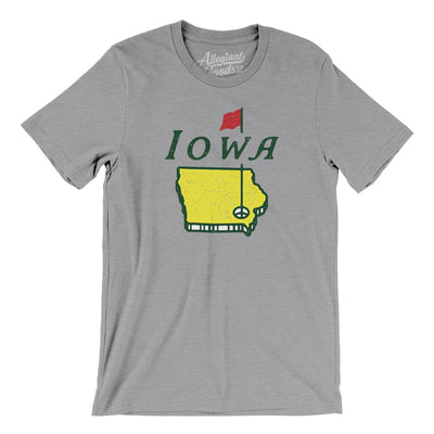 Iowa Golf Men/Unisex T-Shirt-Athletic Heather-Allegiant Goods Co. Vintage Sports Apparel