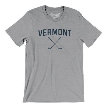Vermont Golf Men/Unisex T-Shirt-Athletic Heather-Allegiant Goods Co. Vintage Sports Apparel