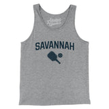 Savannah Pickleball Men/Unisex Tank Top-Athletic Heather-Allegiant Goods Co. Vintage Sports Apparel