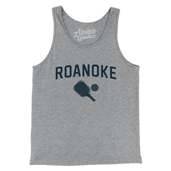 Roanoke Pickleball Men/Unisex Tank Top-Athletic Heather-Allegiant Goods Co. Vintage Sports Apparel