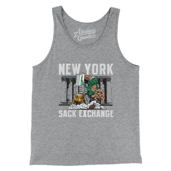 New York Sack Exchange Men/Unisex Tank Top-Allegiant Goods Co. Vintage Sports Apparel