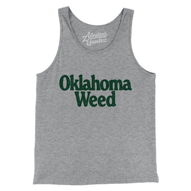 Oklahoma Weed Men/Unisex Tank Top-Allegiant Goods Co. Vintage Sports Apparel