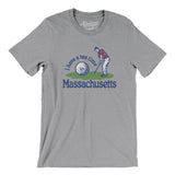 I Have A Tee Time In Massachusetts Men/Unisex T-Shirt-Athletic Heather-Allegiant Goods Co. Vintage Sports Apparel