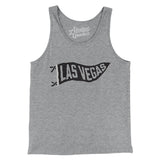 Las Vegas Pennant Men/Unisex Tank Top-Athletic Heather-Allegiant Goods Co. Vintage Sports Apparel