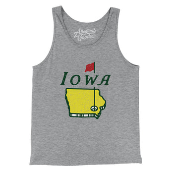 Iowa Golf Men/Unisex Tank Top-Allegiant Goods Co. Vintage Sports Apparel