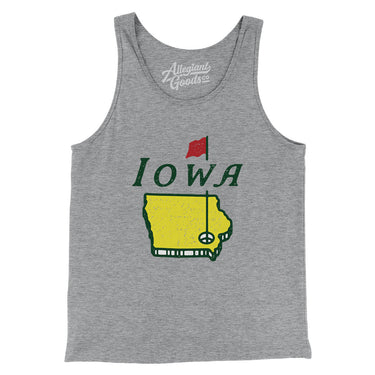 Iowa Golf Men/Unisex Tank Top-Allegiant Goods Co. Vintage Sports Apparel