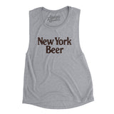 New York Beer Women's Flowey Scoopneck Muscle Tank-Allegiant Goods Co. Vintage Sports Apparel