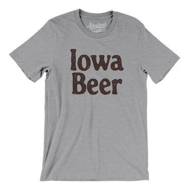 Iowa Beer Men/Unisex T-Shirt-Allegiant Goods Co. Vintage Sports Apparel