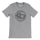 North Dakota State Quarter Men/Unisex T-Shirt-Allegiant Goods Co. Vintage Sports Apparel