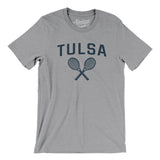 Tulsa Tennis Men/Unisex T-Shirt-Athletic Heather-Allegiant Goods Co. Vintage Sports Apparel