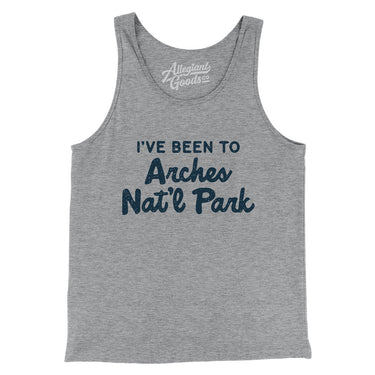 I've Been To Arches National Park Men/Unisex Tank Top-Allegiant Goods Co. Vintage Sports Apparel