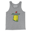 Arizona Golf Men/Unisex Tank Top-Athletic Heather-Allegiant Goods Co. Vintage Sports Apparel