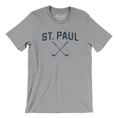 St. Paul Golf Men/Unisex T-Shirt-Athletic Heather-Allegiant Goods Co. Vintage Sports Apparel
