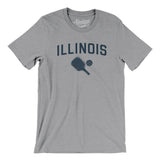 Illinois Pickleball Men/Unisex T-Shirt-Athletic Heather-Allegiant Goods Co. Vintage Sports Apparel