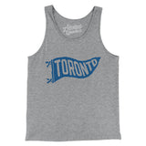 Toronto Pennant Men/Unisex Tank Top-Athletic Heather-Allegiant Goods Co. Vintage Sports Apparel