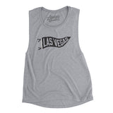 Las Vegas Pennant Women's Flowey Scoopneck Muscle Tank-Athletic Heather-Allegiant Goods Co. Vintage Sports Apparel