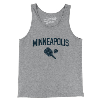 Minneapolis Pickleball Men/Unisex Tank Top-Athletic Heather-Allegiant Goods Co. Vintage Sports Apparel