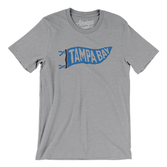 Tampa Bay Pennant Men/Unisex T-Shirt-Allegiant Goods Co. Vintage Sports Apparel