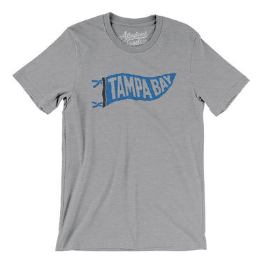 Tampa Bay Pennant Men/Unisex T-Shirt-Allegiant Goods Co. Vintage Sports Apparel