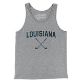 Louisiana Golf Men/Unisex Tank Top-Athletic Heather-Allegiant Goods Co. Vintage Sports Apparel